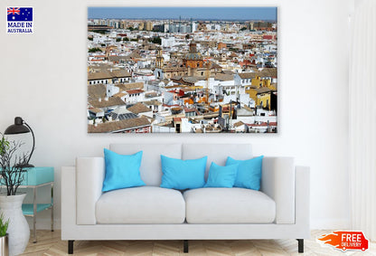 Seville Cathedral in Seville Aerial View Photograph, Spain Print 100% Australian Made