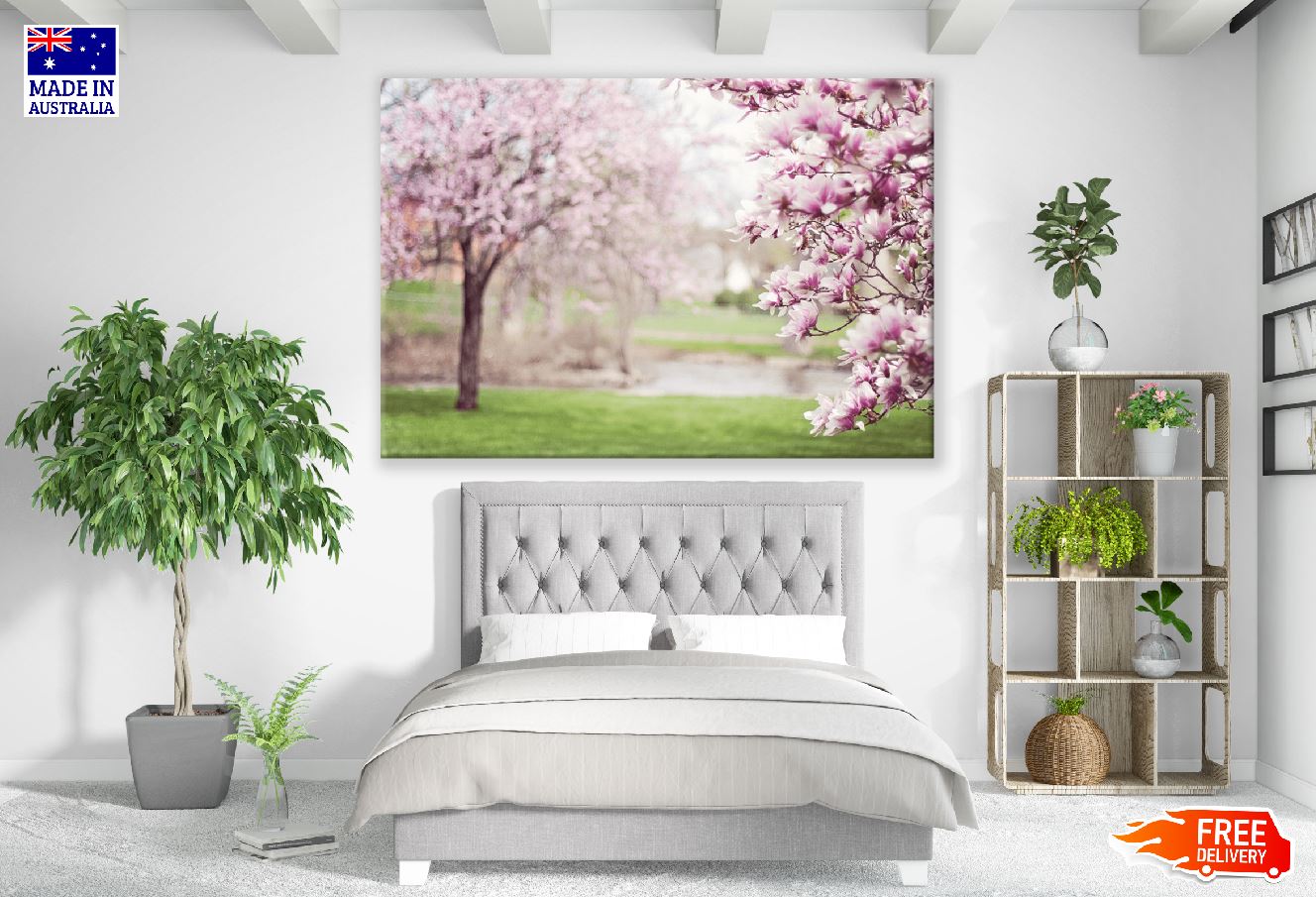 Magnolia Flower Trees Closeup Photograph Print 100% Australian Made