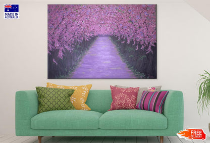 Road Blossom Tree Forest Photograph Print 100% Australian Made