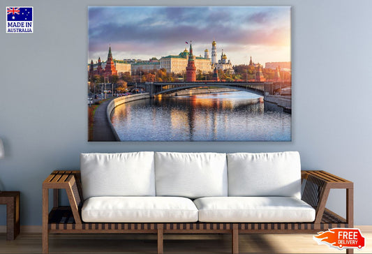Cathedral of Christ the Saviour in Moscow, Russia Print 100% Australian Made