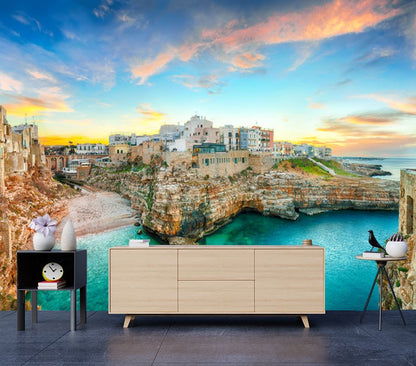 Wallpaper Murals Peel and Stick Removable City Skyline View High Quality