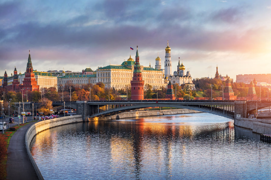 Cathedral of Christ the Saviour in Moscow, Russia Print 100% Australian Made