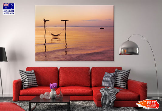 Beach Swing Sunset View Photograph Print 100% Australian Made
