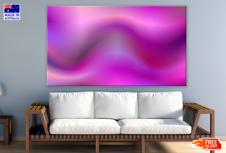 Pink Abstract Design Print 100% Australian Made