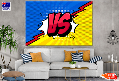 VS Quote Colorful Illustration Print 100% Australian Made