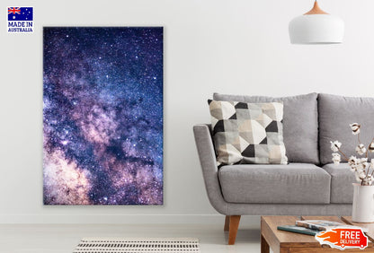 Blue & Purple Abstract Design Print 100% Australian Made
