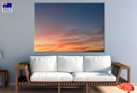 Sunset Sky Scenery View Photograph Print 100% Australian Made