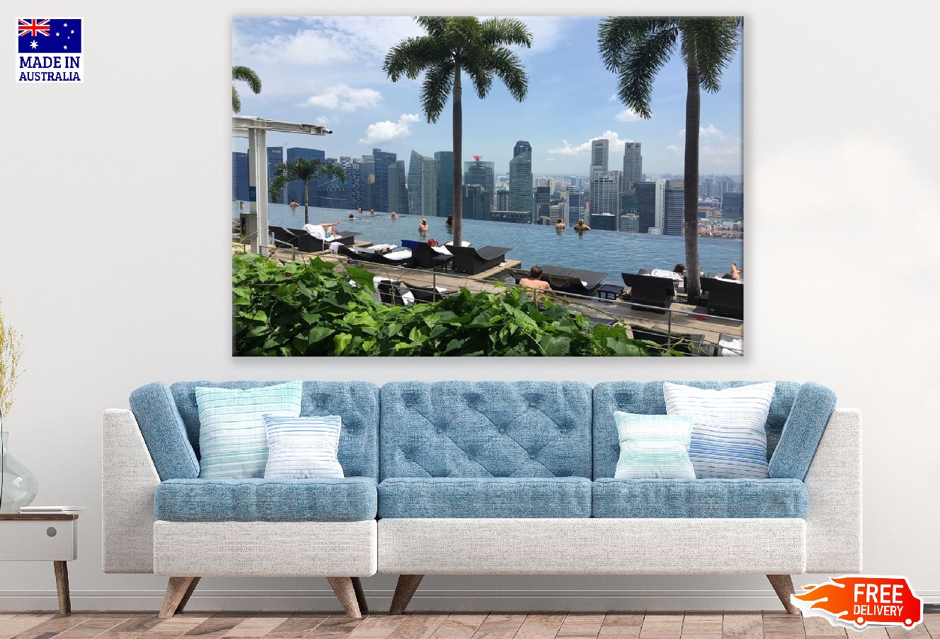 Marina Bay Sands Singapore View Photograph Print 100% Australian Made