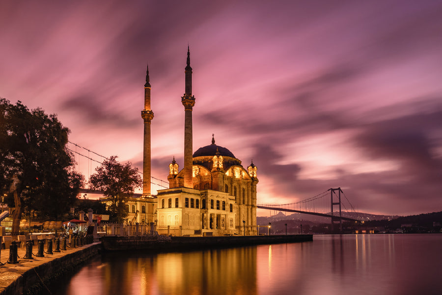 Ortakoy Mosque & Bosphorus Bridge Photograph Print 100% Australian Made