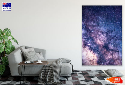 Blue & Purple Abstract Design Print 100% Australian Made
