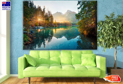 Stunning Lake & Forest Landscape Scenery Photograph Print 100% Australian Made