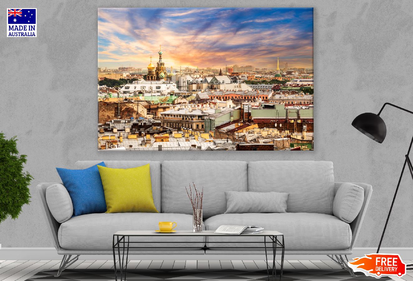 st Petersburg City View Photograph Russia Print 100% Australian Made