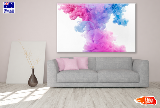 Abstract Colorful Smoke Design Print 100% Australian Made