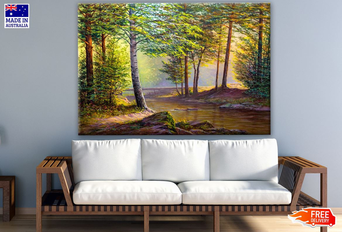 Forest Painting Print 100% Australian Made