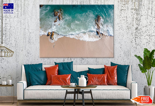 Phuket Beach Aerial View Photograph Print 100% Australian Made