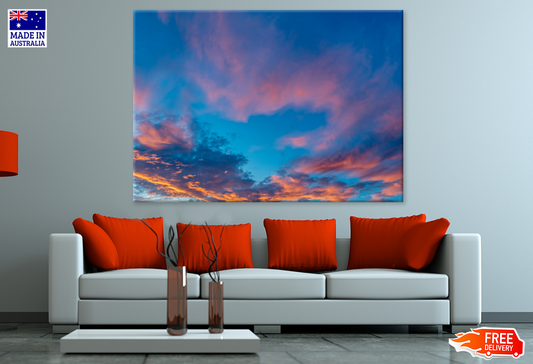 Sunset Sky Scenery View Photograph Print 100% Australian Made