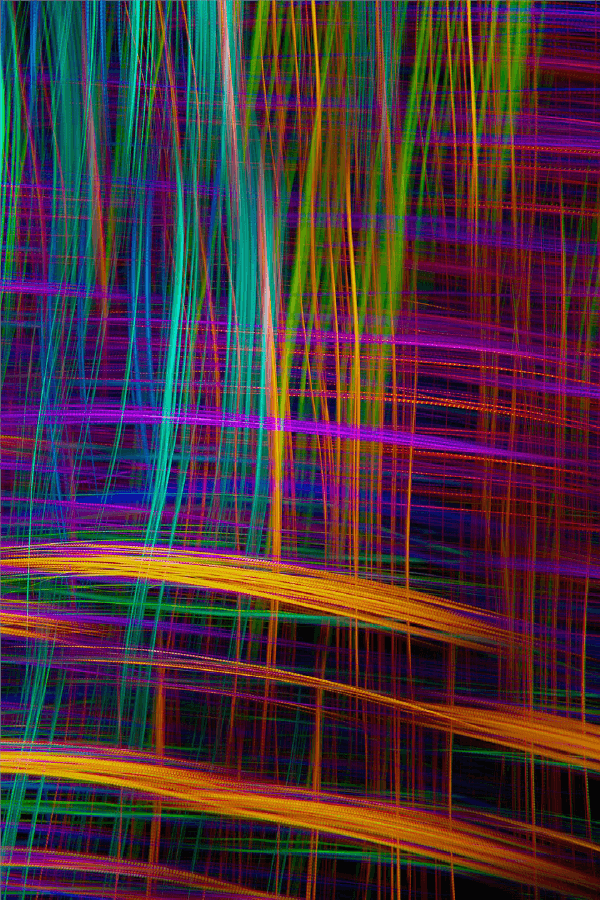 Digital Lines Abstract Design Print 100% Australian Made
