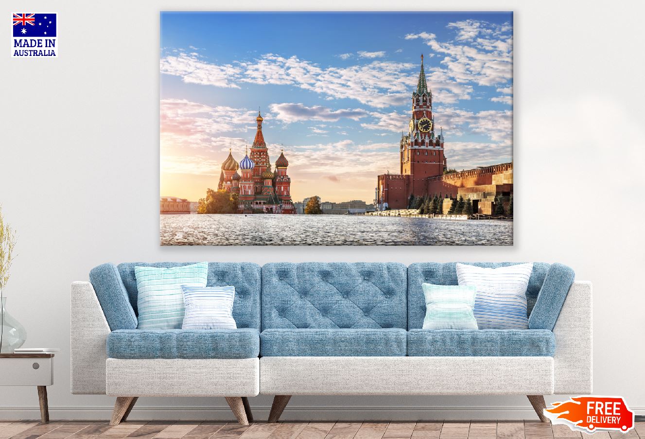Red Square Photograph in Moscow Russia Print 100% Australian Made