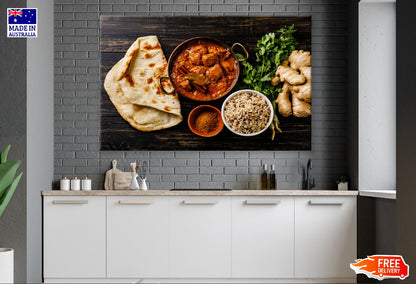 Chicken Tikka Masala Spicy Curry Meat Food Photograph Print 100% Australian Made