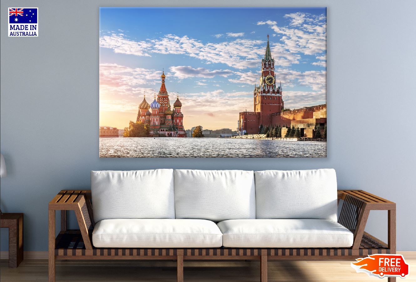 Red Square Photograph in Moscow Russia Print 100% Australian Made
