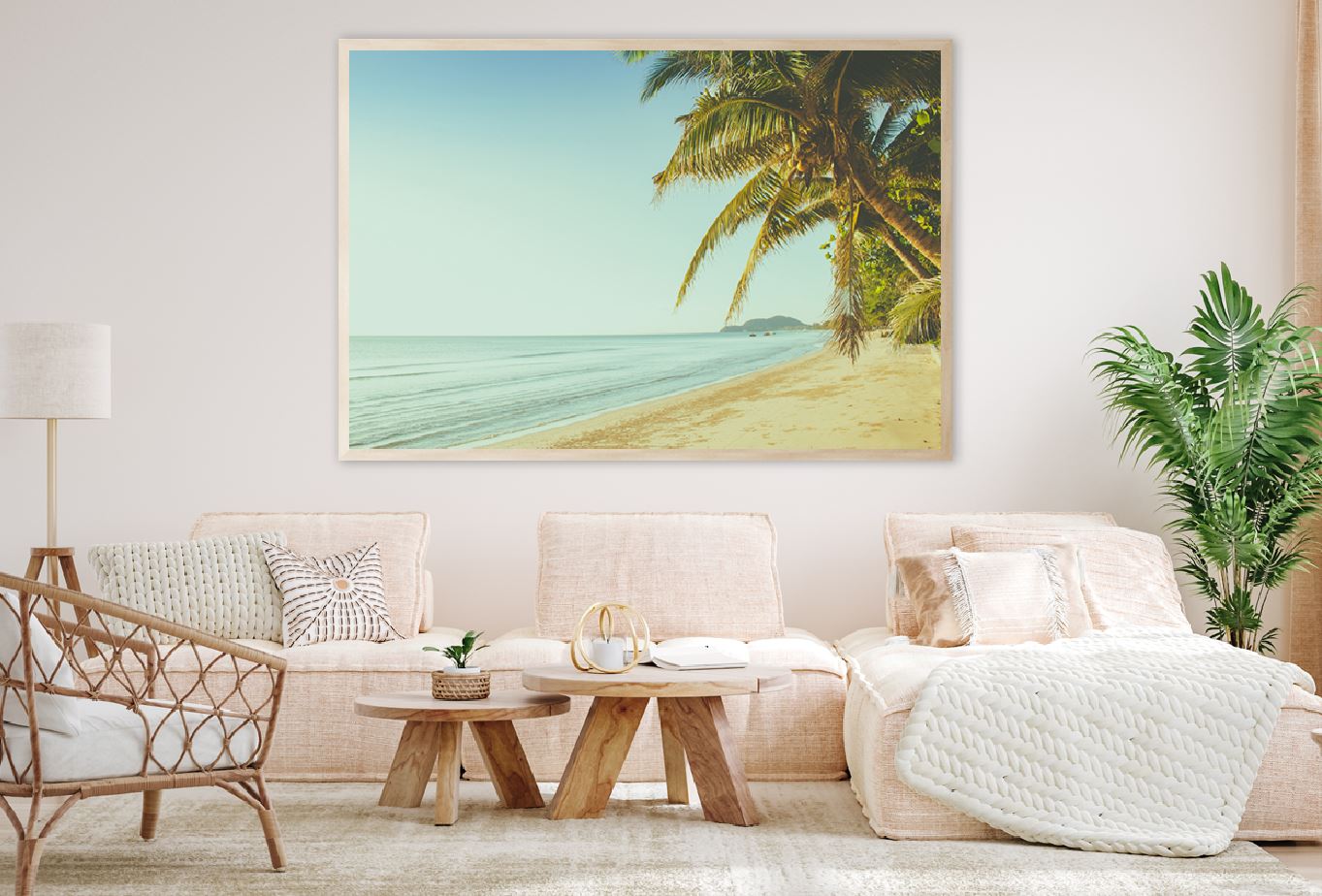 Palm Trees Near Chao Lao Beach View Photograph Home Decor Premium Quality Poster Print Choose Your Sizes