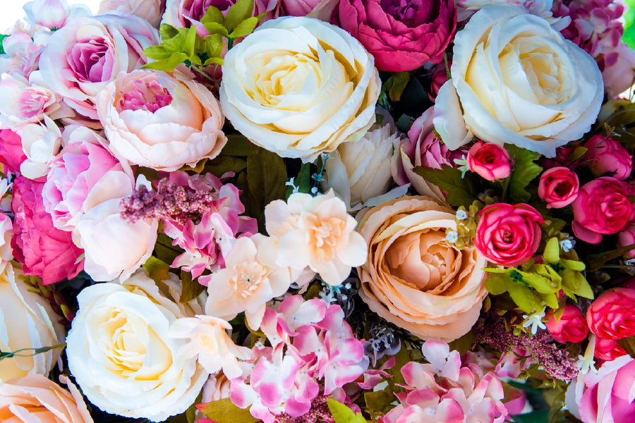 Flowers & Plants Bouquet View Photograh Print 100% Australian Made