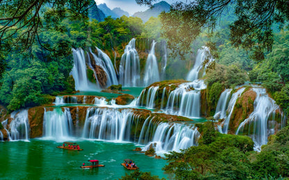 Stunning Waterfall Scenery Photograph Print 100% Australian Made