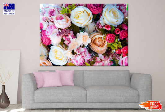 Flowers & Plants Bouquet View Photograh Print 100% Australian Made