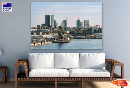 Tallinn City, Estonia Skyline View Photograph Print 100% Australian Made