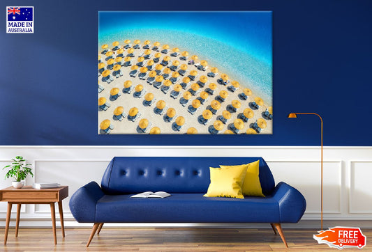 Olu Deniz Beach Aerial View Photograph Print 100% Australian Made