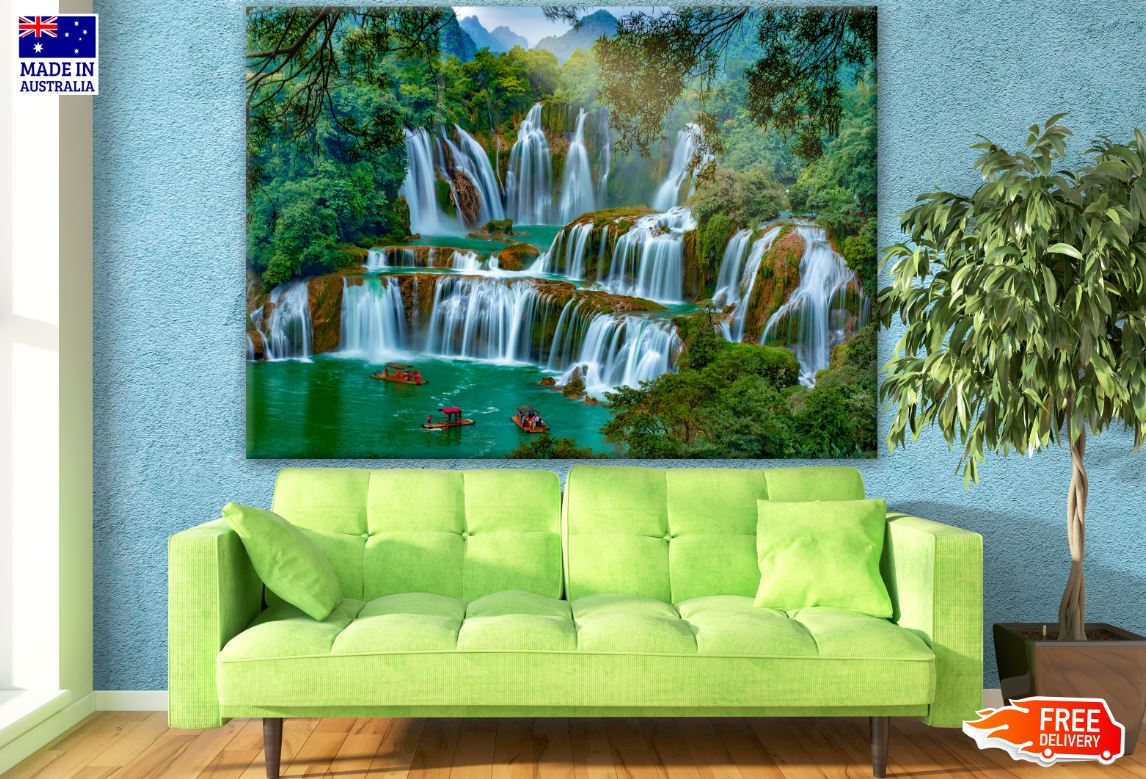 Stunning Waterfall Scenery Photograph Print 100% Australian Made