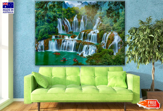 Stunning Waterfall Scenery Photograph Print 100% Australian Made