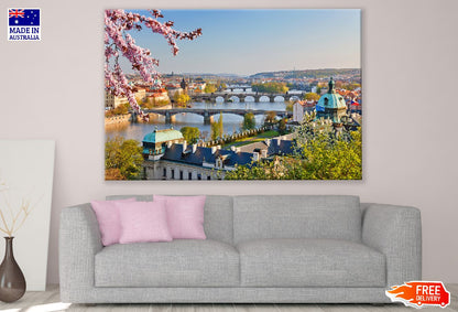 Letna Park Aerial View Photograph, Prague Print 100% Australian Made