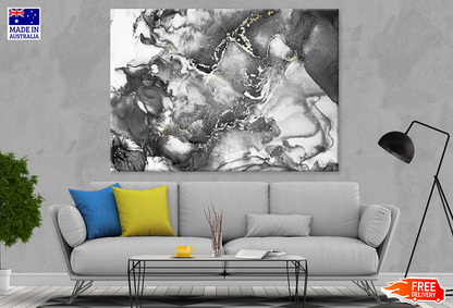 B&W Abstract Design Print 100% Australian Made