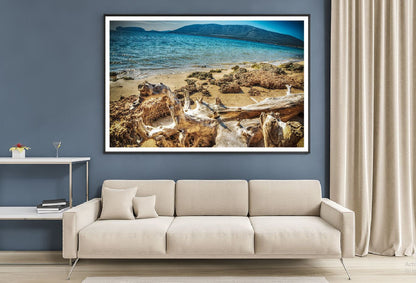 Mugoni Beach Shoreline View Photograph Home Decor Premium Quality Poster Print Choose Your Sizes