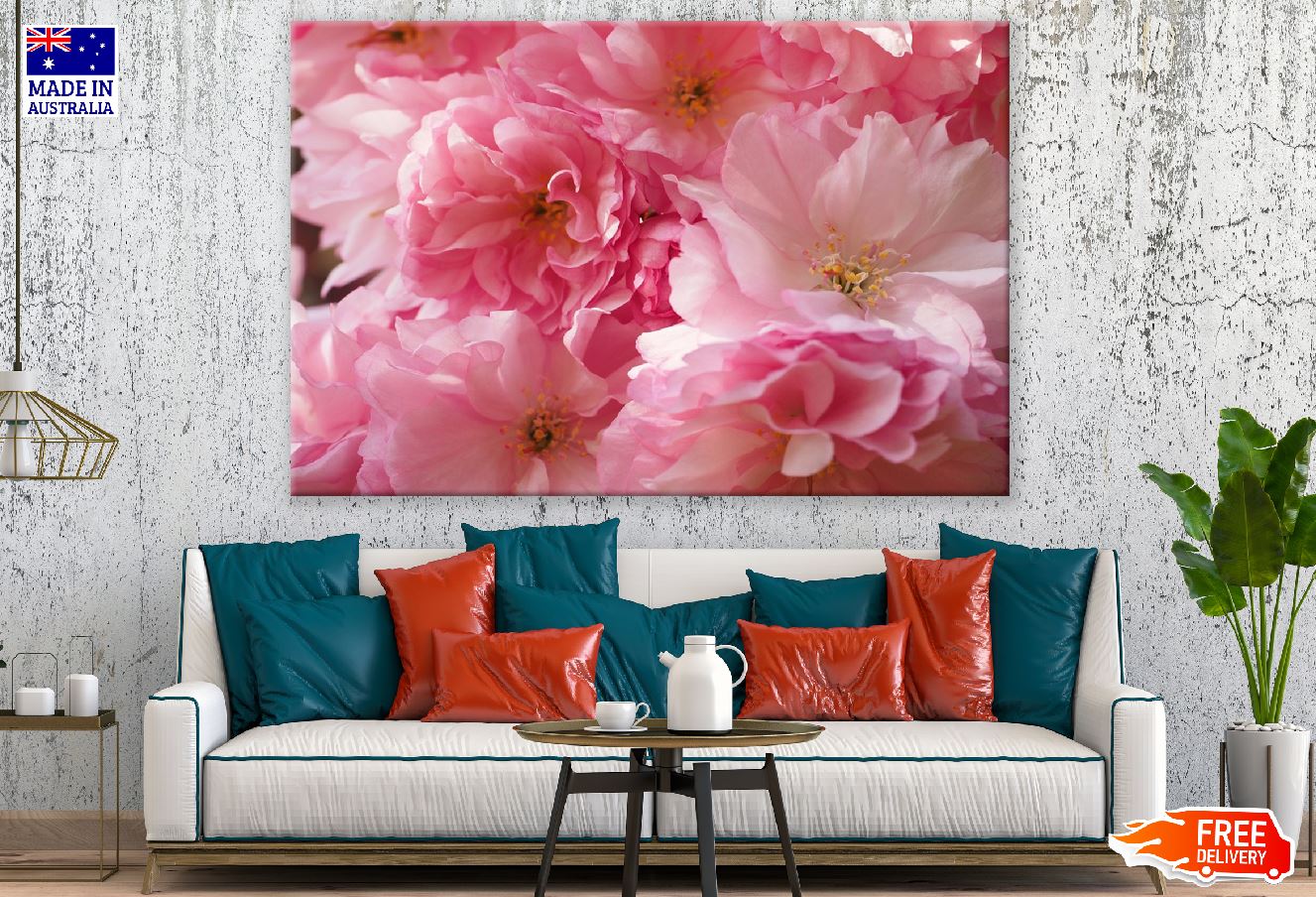 Cherry Blossom Flower Closeup Photograph Print 100% Australian Made
