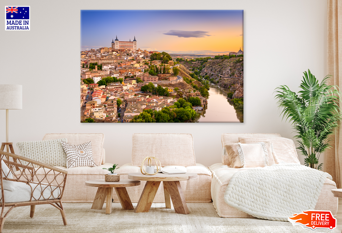 Toledo Spain Town Skyline View Photograph Home Decor Premium Quality Poster Print Choose Your Sizes