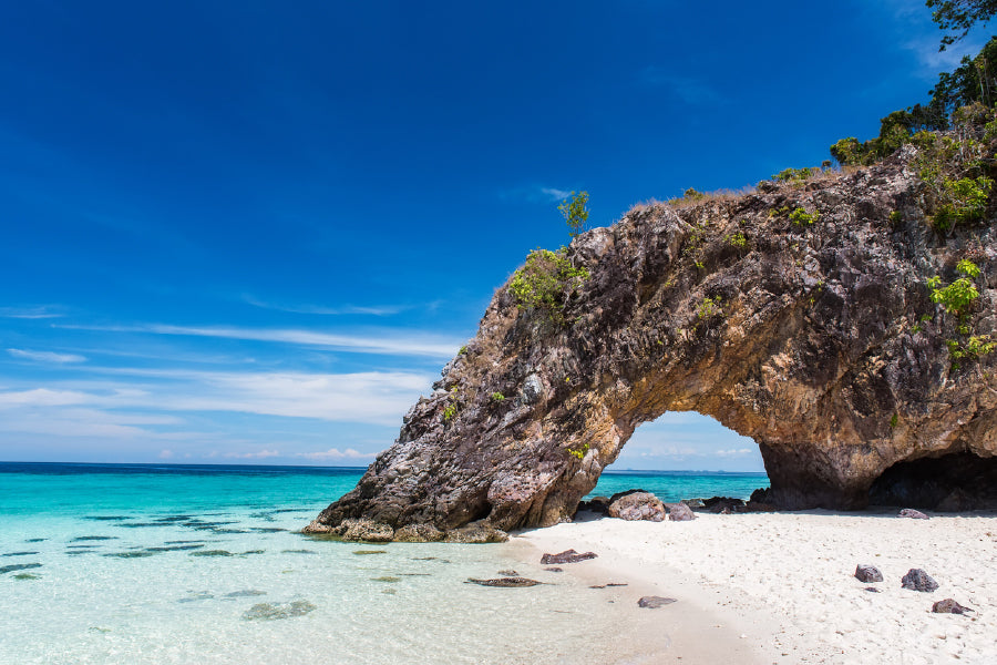 Lipe Island Sea & Rock View Photograph Print 100% Australian Made