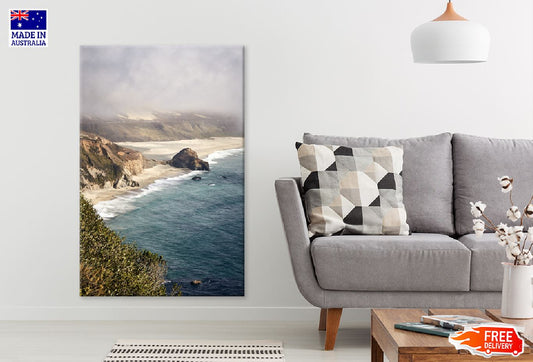 Sur River Beach View Photograph USA Print 100% Australian Made