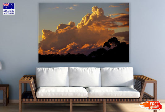 Sky Clouds Sunset Photograph Print 100% Australian Made