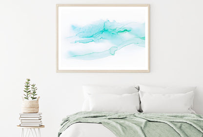 Blue Green Ink Abstract Design Home Decor Premium Quality Poster Print Choose Your Sizes