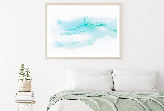 Blue Green Ink Abstract Design Home Decor Premium Quality Poster Print Choose Your Sizes