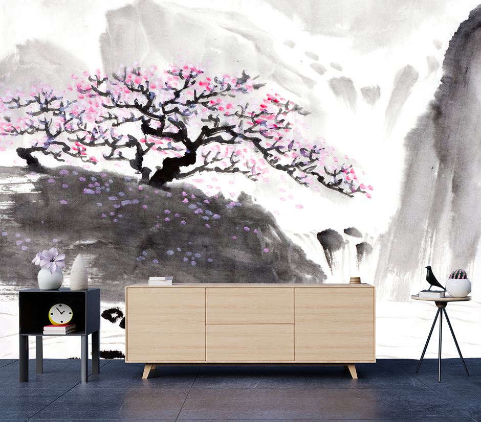 Wallpaper Murals Peel and Stick Removable Landscape Painting High Quality