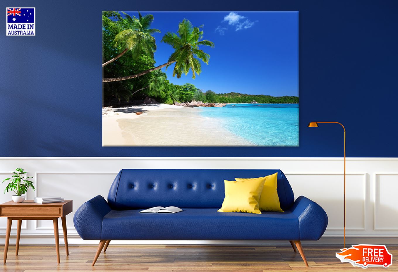 Anse Lazio Beach Praslin Island Photograph Print 100% Australian Made