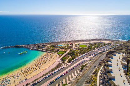 Gran Canaria Island Aerial View Photograph Print 100% Australian Made