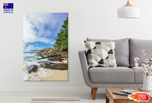 Lonely Beach & Granite Rock View Photograph Print 100% Australian Made