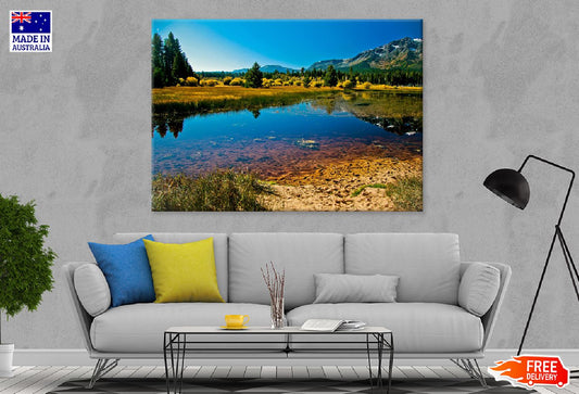 Blue Lake Tahoe View Photograph Print 100% Australian Made