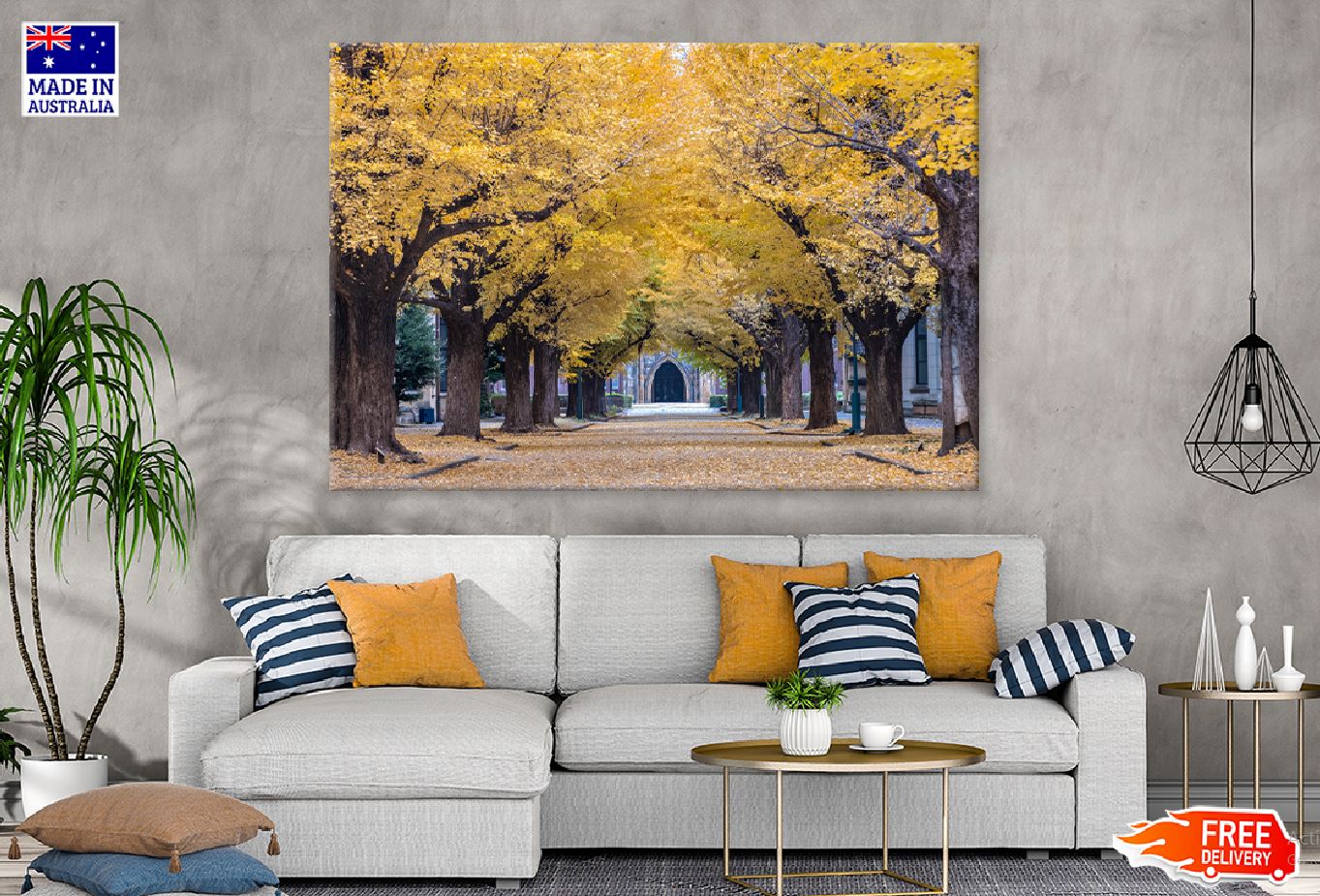 University of Tokyo Autumn Trees Photograph Print 100% Australian Made