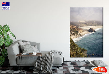 Sur River Beach View Photograph USA Print 100% Australian Made