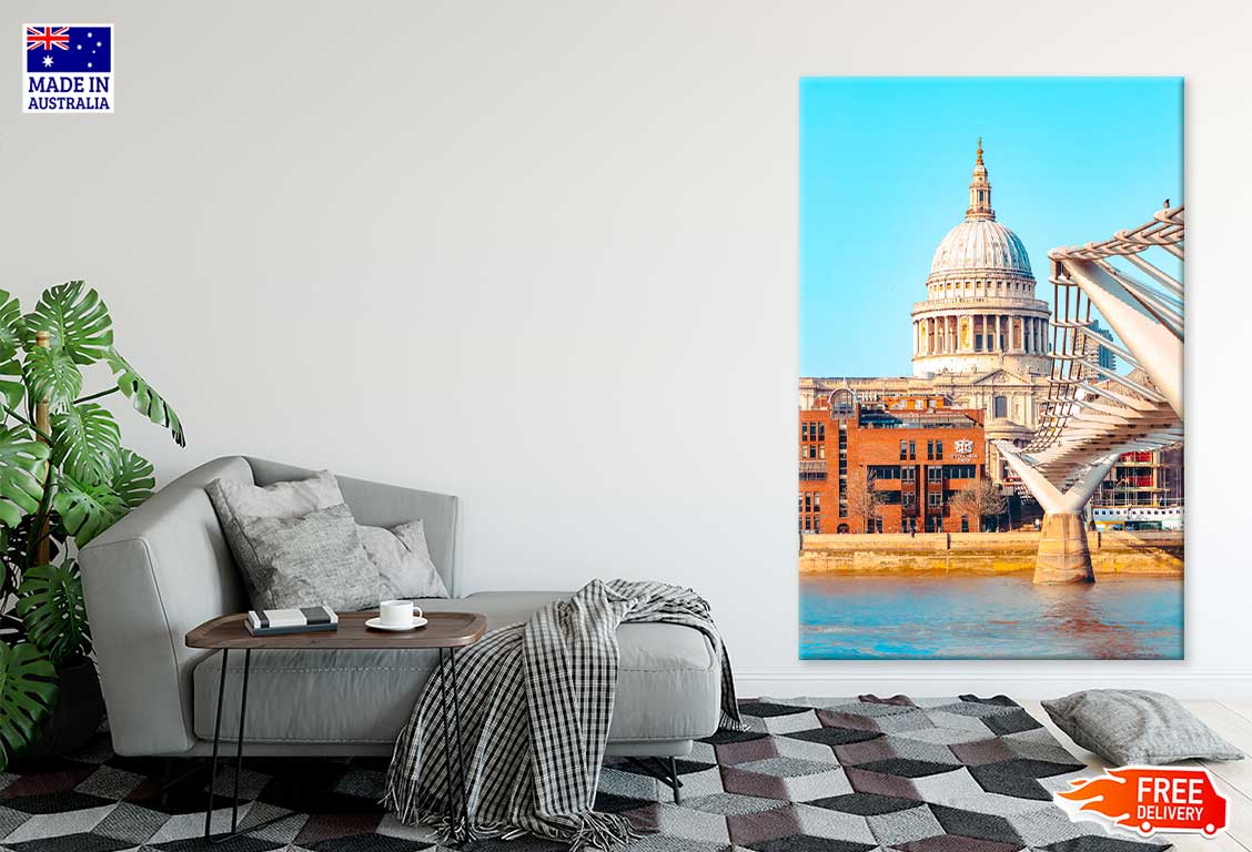 St. Pauls Cathedral at Dusk View Photograph Print 100% Australian Made